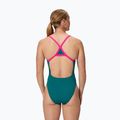 Costume intero donna Speedo Solid Turnback peacock 2