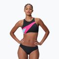 Costume da bagno donna a due pezzi Speedo Hyperboom Butterfly Back anthracite/margarita pink