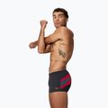 Boxer da bagno uomo Speedo Hyperboom Aquashort anthracite/high risk red 3