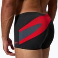Boxer da bagno uomo Speedo Hyperboom Aquashort anthracite/high risk red 5