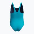 Costume da bagno intero per bambini Speedo Hyperboom Butterfly Back Mayan Blue/Margarita Pink 2