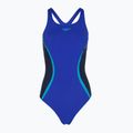 Costume da bagno intero donna Speedo Solid Splice Medalist sapphire/peacoat