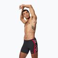 Jammer da nuoto uomo Speedo Hyper Boom Splice Mid anthracite/high risk red 3