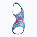 Costume intero da nuoto bambino Speedo Hyperboom Print Medalist margarita pink 4