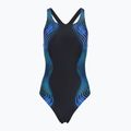 Costume da bagno intero donna Speedo Print Medalist anthracite