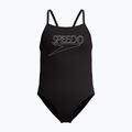 Costume da nuoto intero per bambini Speedo Endurance+ Logo Thinstrap anthracite
