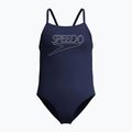Costume da bagno intero bambino Speedo Endurance+ Logo Thinstrap peacoat