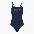 Costume da bagno intero bambino Speedo Endurance+ Logo Thinstrap peacoat