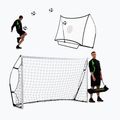 Porta da calcio+ rimbalzo QuickPlay Kickster 2 in 1 240 x 150 cm bianco/nero 4