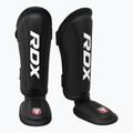 RDX T1 Shin Instep Guards protezioni per tibia e piede nero