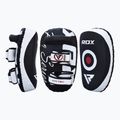 RDX T3 Muay Thai Training Shield Kick Pads bianco/nero