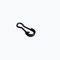 RidgeMonkey Connexion QC Hooklink Clip carpe a scatto nero RMT096