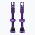 Peaty's X Chris King MK2 Valvole Presta Tubeless Set 42 mm viola
