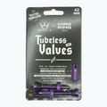 Peaty's X Chris King MK2 Valvole Presta Tubeless Set 42 mm viola 2