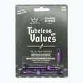 Peaty's X Chris King MK2 Presta Tubeless Valves Set 60 mm viola 2