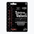 Peaty's X Chris King MK2 Set valvole Presta Tubeless 80 mm rosso 2