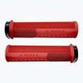 Manopole manubrio Peaty's Monarch Knurl Thin rosso