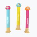 Splash About Puffer Fish Divesticks 3 pezzi blu/giallo/rosa