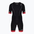 Tuta Tri lunga da uomo HUUB Race nero/rosso