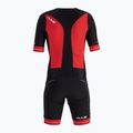 Tuta Tri lunga da uomo HUUB Race nero/rosso 2