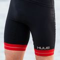 HUUB Pantaloncini da triathlon da uomo Race Tri Short nero/rosso 4
