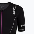 Tuta da triathlon da donna HUUB Aura Long Course Tri Suit nero/viola 3