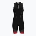 HUUB Tuta Triathlon Uomo Costume da bagno da gara nero/rosso