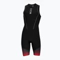 HUUB Tuta Triathlon Uomo Costume da bagno da gara nero/rosso 2