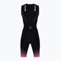 Costume da triathlon da donna HUUB Aura Swimsuit nero/viola 2