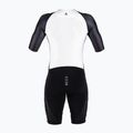 HUUB Tuta da triathlon da uomo Anemoi Aero + Bonded nero/bianco 2