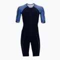 HUUB Tuta da triathlon da uomo Anemoi Aero + Flatlock nero/acqua 8