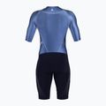 HUUB Tuta da triathlon da uomo Anemoi Aero + Flatlock nero/acqua 2