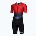 Tuta da triathlon lunga da uomo HUUB Commit rosso/nero 8
