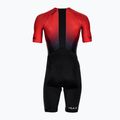 Tuta da triathlon lunga da uomo HUUB Commit rosso/nero 9