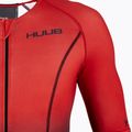 Tuta da triathlon lunga da uomo HUUB Commit rosso/nero 4