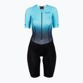 Tuta da triathlon da donna HUUB Commit Tuta lunga teal/nero