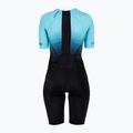 Tuta da triathlon da donna HUUB Commit Tuta lunga teal/nero 2
