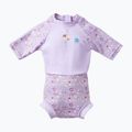 Tuta per neonati UPF 50+ Splash About Happy Nappy lilla sprnig