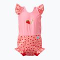 Costume intero per bambini con pannolino Splash About Happy Nappy Frills campo di fragole