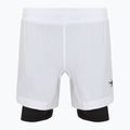 Pantaloncini da allenamento da uomo FUMETSU Origins Dual Layer bianco