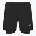 Pantaloncini da allenamento a doppio strato FUMETSU Icon da uomo, nero