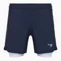 Pantaloncini da allenamento FUMETSU Icon Dual Layer da uomo blu/bianco