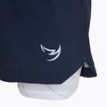 Pantaloncini da allenamento FUMETSU Icon Dual Layer da uomo blu/bianco 3