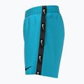 Pantaloncini da bagno da bambino Nike Logo Tape 4'' Volley blue lightning 6