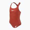 Costume intero Nike Essential Racerback per bambini rosso picante