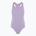 Costume intero Nike Essential Racerback lilla fiorito per bambini