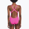 Costume intero donna Nike Hydrastrong Solid Fastback rosa fuoco 5