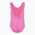 Costume intero Nike Multi Logo U-Back per bambini, colore rosa giocoso 2