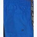 Pantaloncini da bagno da uomo Nike Logo Tape 5" Volley game royal 10