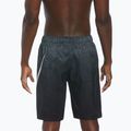 Pantaloncini da bagno da uomo Nike Grid Swoosh Breaker 9" Volley nero 6